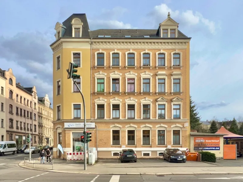 Frontansicht - Wohnung kaufen in Chemnitz / Sonnenberg - Ihre Chance für eine attraktive Kapitalanlage