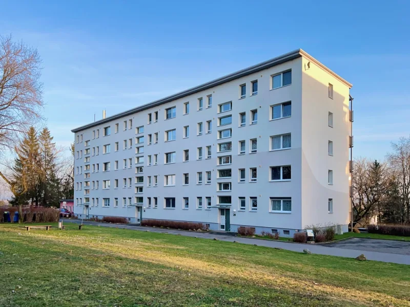 Frontansicht - Wohnung kaufen in Chemnitz - Ihr Immobiliensparbuch für eine gesicherte Altersvorsorge