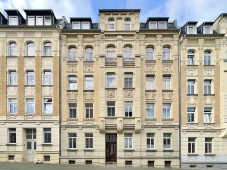 Frontansicht - Wohnung kaufen in Plauen - Ihre neue Altersvorsorge in der Spitzenstadt