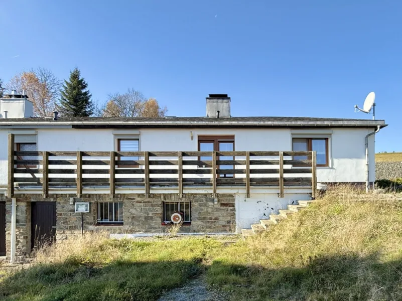 Rückseite - Haus kaufen in Jöhstadt - Ein absolutes Highlight für Naturliebhaber