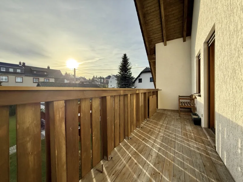 Balkon im 1. Obergeschoss