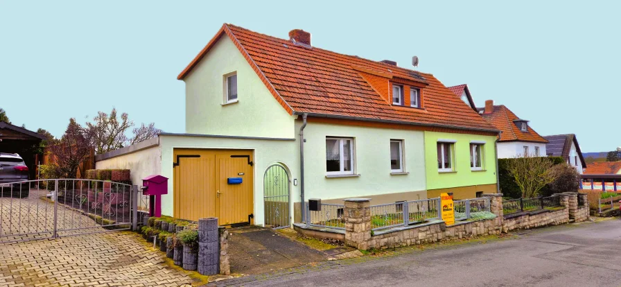  - Haus kaufen in Sangerhausen - Doppelhaushälfte in guter Wohnlage von Sangerhausen, Brandtstraße