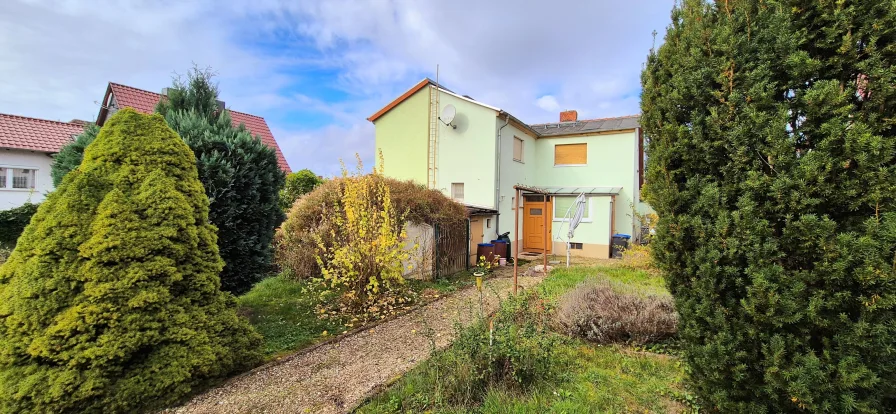  - Haus kaufen in Sangerhausen - Doppelhaushälfte in guter Wohnlage von Sangerhausen, Brandtstraße