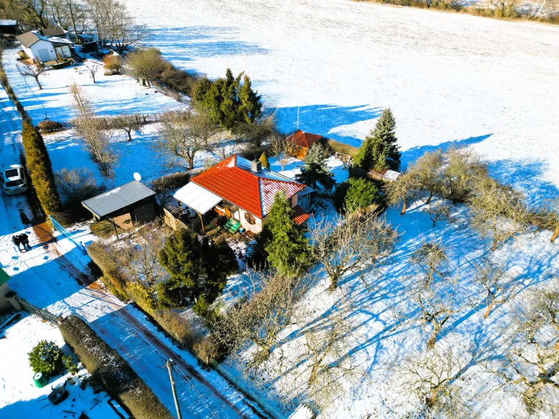  - Grundstück kaufen in Sangerhausen - Idyllisches Gartengrundstück in Grillenberg zu verkaufen