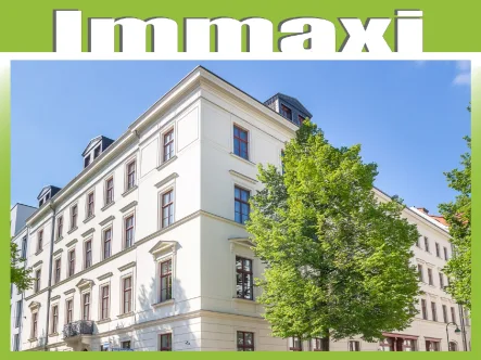 DG-Eigentumswohnung-Verkauf-Waldstrasse-Leipzig - Wohnung kaufen in Leipzig-Waldstraßenviertel - WALDSTRASSENVIERTEL + 2 RAUM WOHNUNG DACHGESCHOSS + KAMIN + VERMIETET