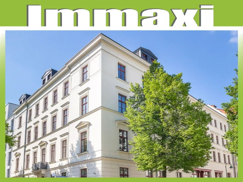 DG-Eigentumswohnung-Verkauf-Waldstrasse-Leipzig - Wohnung kaufen in Leipzig-Waldstraßenviertel - WALDSTRASSENVIERTEL + 2 RAUM WOHNUNG DACHGESCHOSS + KAMIN + VERMIETET