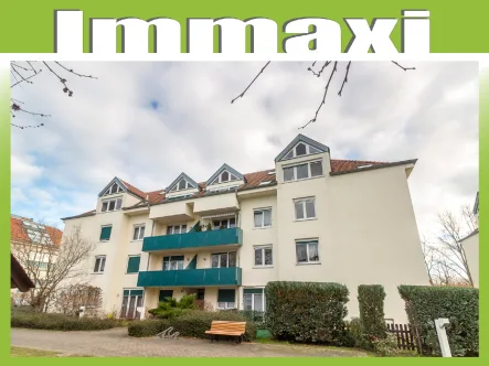 Hausansicht-Max-Liebermann-Strasse-6-in-Leipzig - Wohnung mieten in Leipzig - MÖCKERN + 2 RAUM  WOHNUNG MIT BALKON + TIEFGARAGE + EINBAUKÜCHE