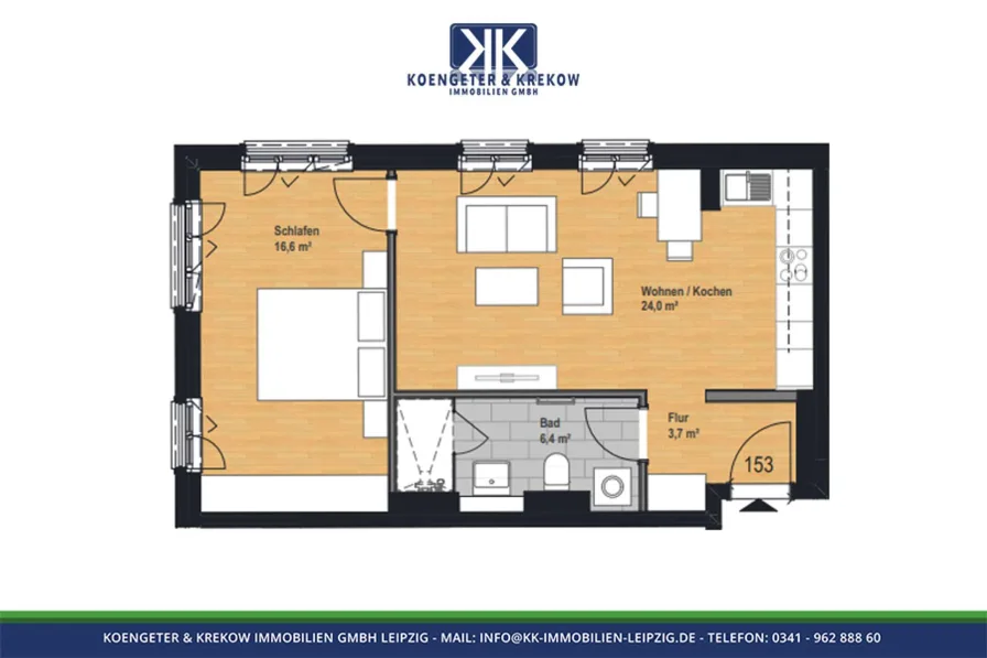 Grundriss WE 153