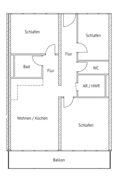 Grundriss WE 11