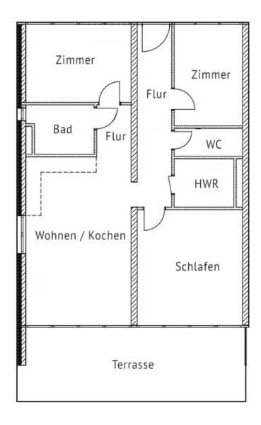 Grundriss WE 04