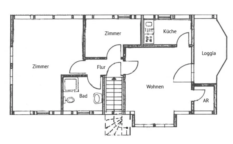 Grundriss Dachgeschoss