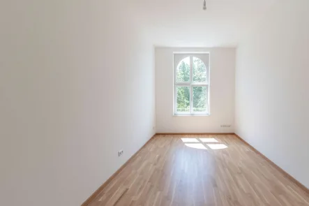 Ref. Schlafen - Wohnung mieten in Wurzen - EINE WOHNUNG ZUM VERLIEBEN // Moderne 2-Raum-Wohnung mit offener Wohnküche, Fußbodenheizung & Aufzug