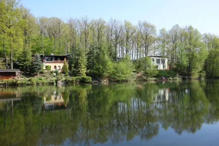 Teich - Haus kaufen in Colditz - Ferienhaus in Colditz nahe Leipzig und Dresden // Wassergrundstück am See