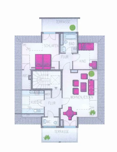 Grundriss WE 110,Robinienweg 6