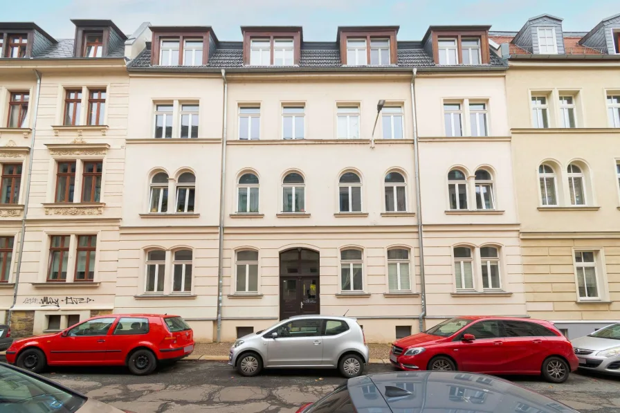 Gebäudeansicht - Wohnung kaufen in Leipzig - ERSTKLASSIGES INVESTMENT INMITTEN DER LEIPZIGER WASSERWEGE // 2 Zimmer mit Balkon & Tageslichtbad