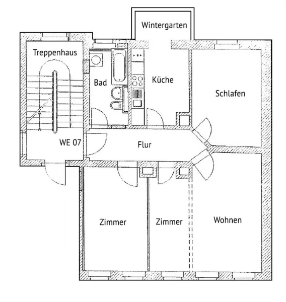 Grundriss WE 07