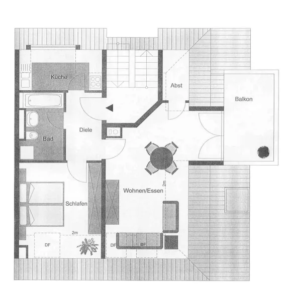 Grundriss WE 07, Außenring 32