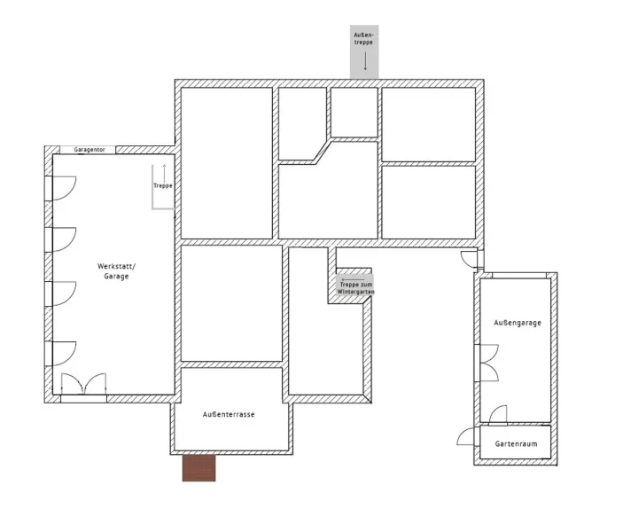 Grundriss Werkstatt