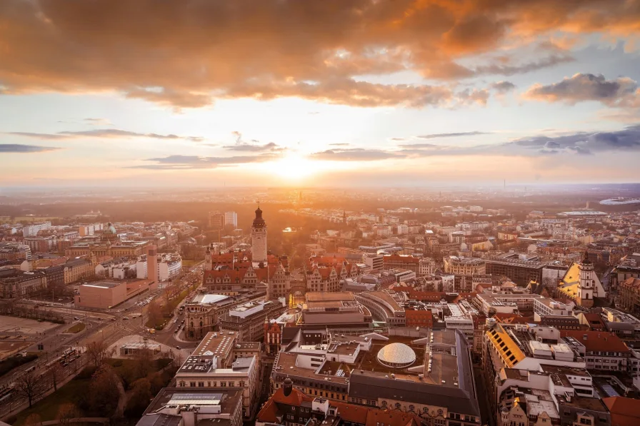 Leipzig - Zentrum West | Luftaufnahme