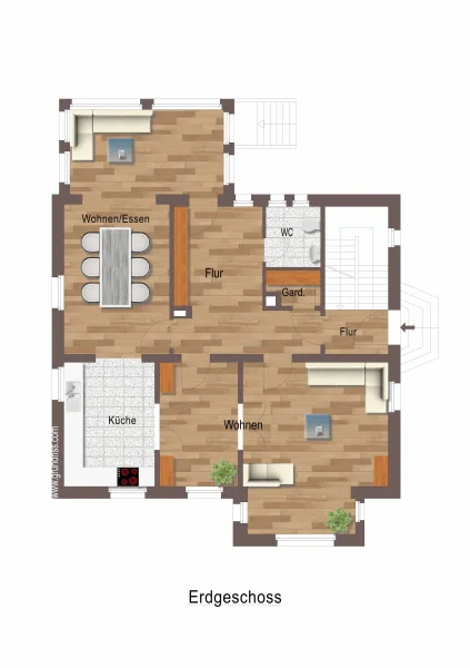 Markkleeberg | Grundriss: EG (PLanung EFH) 