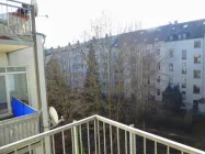 Blick vom Balkon