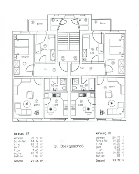 Grundriß  3OG