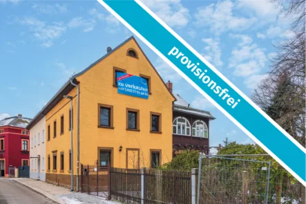 Startbild_1 - Haus kaufen in Limbach-Oberfrohna - PREISHIGHLIGHT: Sanierungswürdiges Innenstadthaus in Limbach-Oberfrohna wartet auf Ihre Ideen!