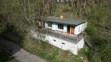 DJI_0674 - Haus kaufen in Harzgerode/Dankerode - Ohne Schickimicki, super gelegen! Ferienhaus mit 90 m² in Dankerode/ Harz (420 m), große Terrasse!