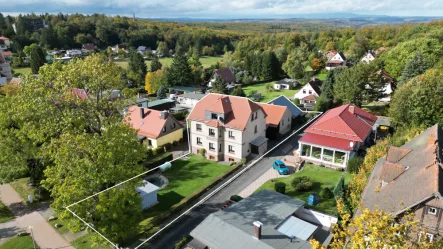 DJI_0135 1 - Haus kaufen in Thale OT Friedrichsbrunn - Zig Möglichkeiten-3 Generationen oder Kombi Wohnen u. Ferien auf 308 m²+ Areal 1.318 m² +Nebengelass