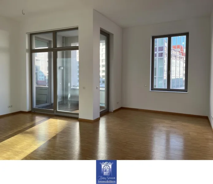 Wohnen - Wohnung mieten in Dresden - Moderne und individuelle Wohnung! Großer Balkon, Loggia, exklusive Ausstattung!