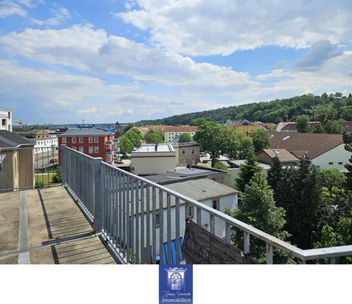 Balkon - Wohnung mieten in Heidenau - Individuelle und moderne Familienwohnung mit großem Balkon unterm Dach!