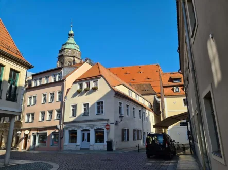 Hausansicht - Büro/Praxis mieten in Pirna - Ihre neue Gewerbeeinheit in der historischen Pirnaer Altstadt!