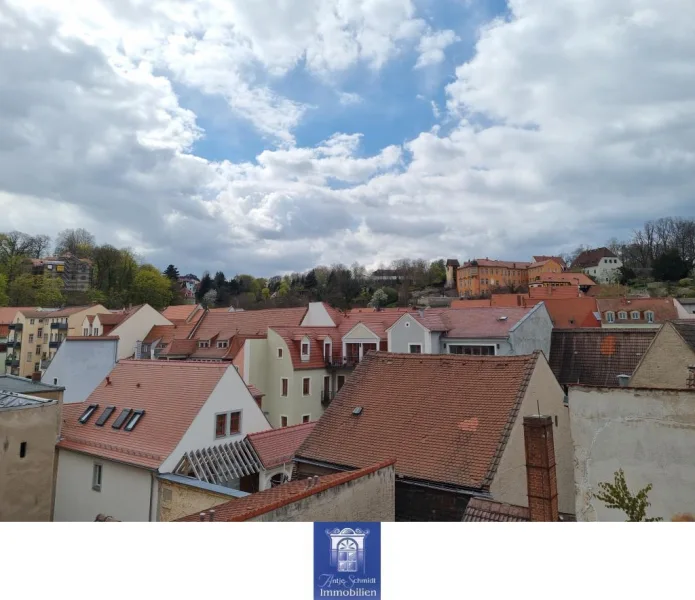 Blick - Wohnung mieten in Meißen - Charmante und individuelle Wohnung mit Balkon in der Mansarde!