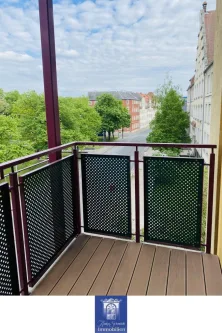 Balkon - Wohnung mieten in Riesa - Gemütliche 3-Zimmerwohnung, Bad mit Wanne und Dusche, schöner Balkon!