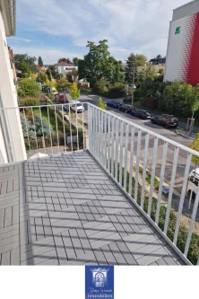 Balkon - Wohnung mieten in Dresden - Willkommen im Erstbezug! Eindrucksvolle Neubauwohnung mit Balkon!