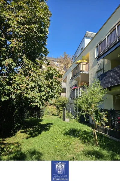 Balkonansicht - Wohnung kaufen in Dresden - Wunderschöne 2-Zimmerwohnung mit Terrasse im grünem und gepflegten Wohnpark!