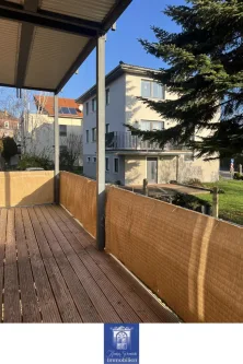 Balkon - Wohnung mieten in Pirna - Sonnige 2-Zimmerwohnung mit großem Balkon und optimaler Raumaufteilung!