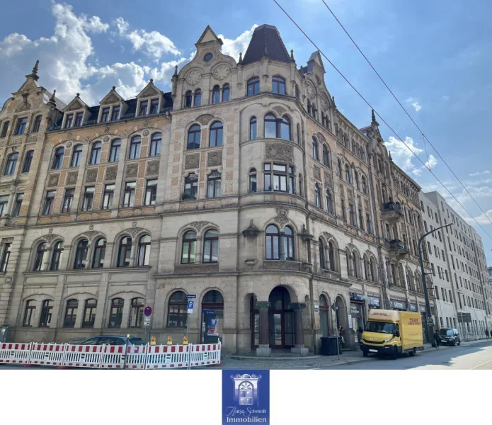 Hausansicht - Wohnung mieten in Dresden - Modern und liebevoll sanierte 3-Zimmerwohnung in zentrumsnaher Lage!