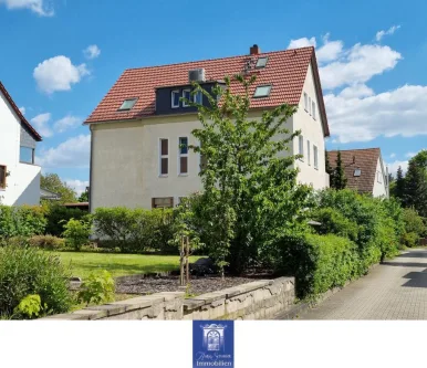 Hausansicht - Haus kaufen in Dresden - Wunderschönes Anwesen in ruhiger Lage mit schönem Garten!