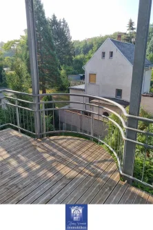 Balkon - Wohnung mieten in Döbeln - Perfekte Wohnung mit Wohlfühlcharakter, schönem Balkon und Tageslichtbad!