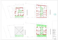 Grundriss Staffelgeschoss und 2. Obergeschoss