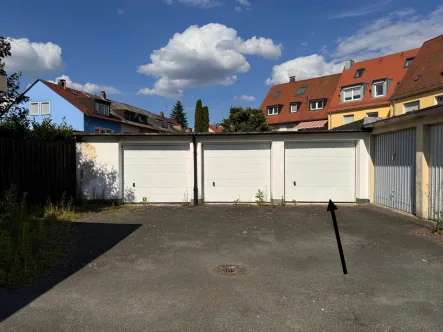 Garage - Garage/Stellplatz kaufen in Nürnberg - Drei Einzelgargagen am Nordring, ohne Stromanschluss zu verkaufen