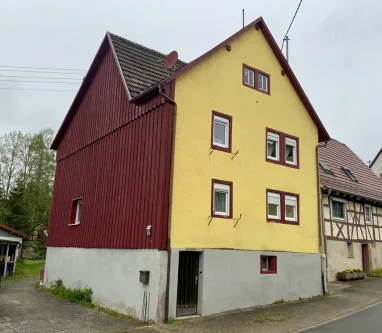 Hausansicht - Haus kaufen in Schefflenz - GLOBAL INVEST SINSHEIM | Tolles Einfamilienhaus mit einem über 1800 m² großem Grundstück