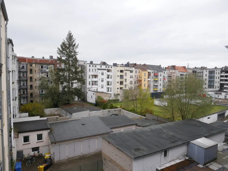 Blick vom Balkon