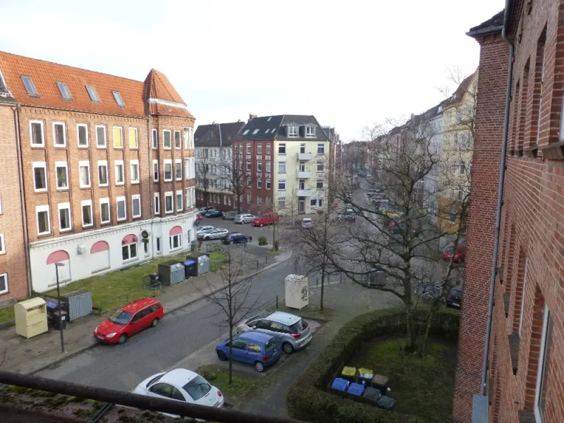 Blick vom Balkon