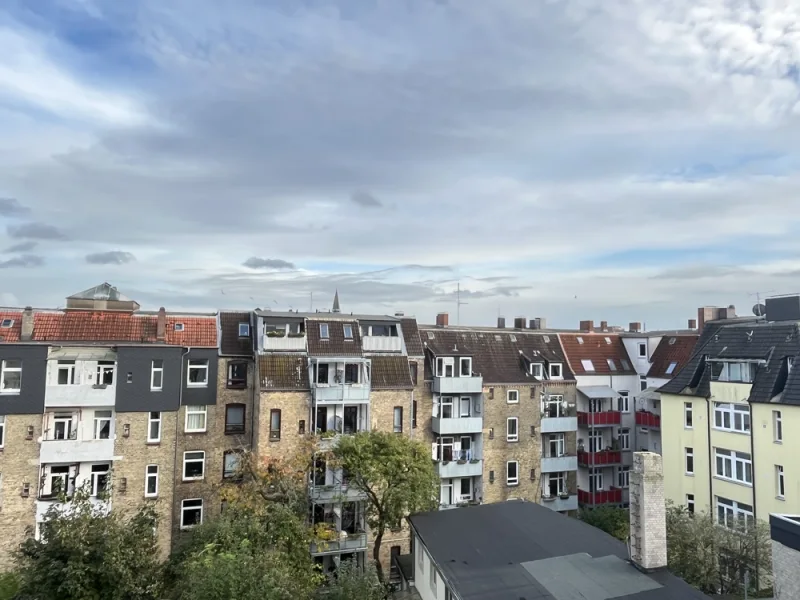 Ausblick vom hinteren Balkon