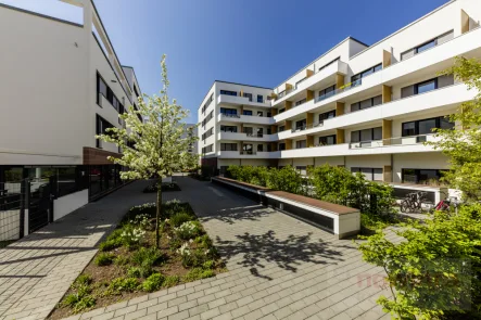 Innenhof - Wohnung kaufen in Heidelberg - Mikroapartment Nr. A0-03 Campus Gardens Heidelberg