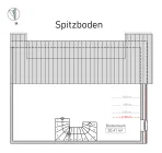 Grundriss Spitzboden