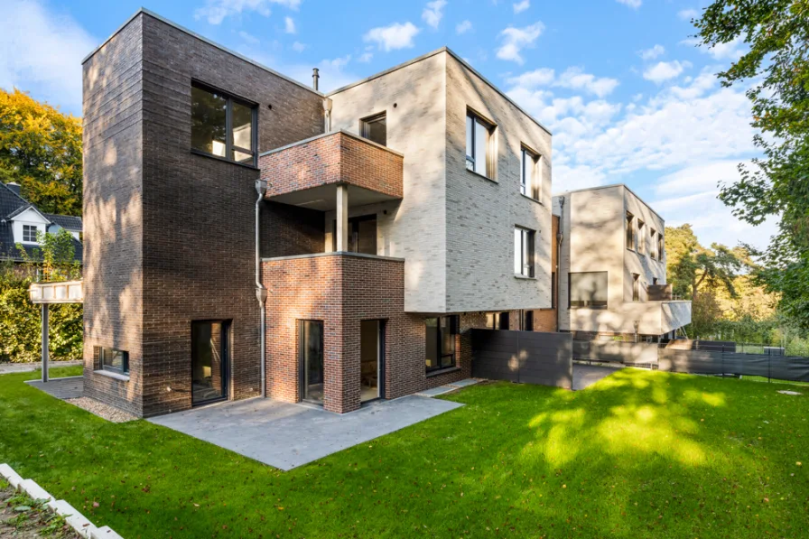 Objektansicht - Haus kaufen in Hamburg - Blankenese: tolle Neubaustadthäuser im Björnsonweg!