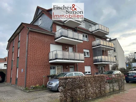 K-Außen5 - Wohnung kaufen in Nienburg - Nienburg Stadtzentrum -3 Zi.-Whg. im Erdgeschoss in solider Otto Meyer Qualität
